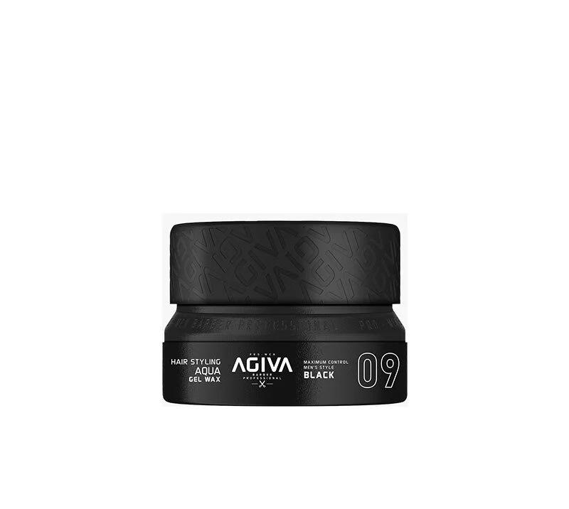 AGIVA HAIR STYLING AQUA GEL WAX BLACK 09 155ML NUEVO FORMATO