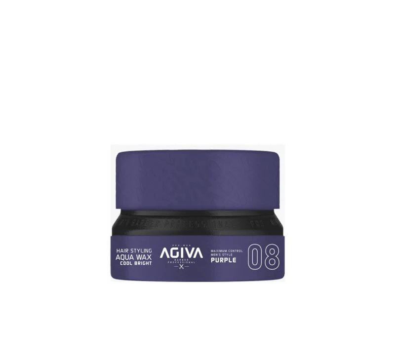 AGIVA HAIR STYLING AQUA WAX COOL BRIGHT PURPLE 08 155ML NUEVO FORMATO