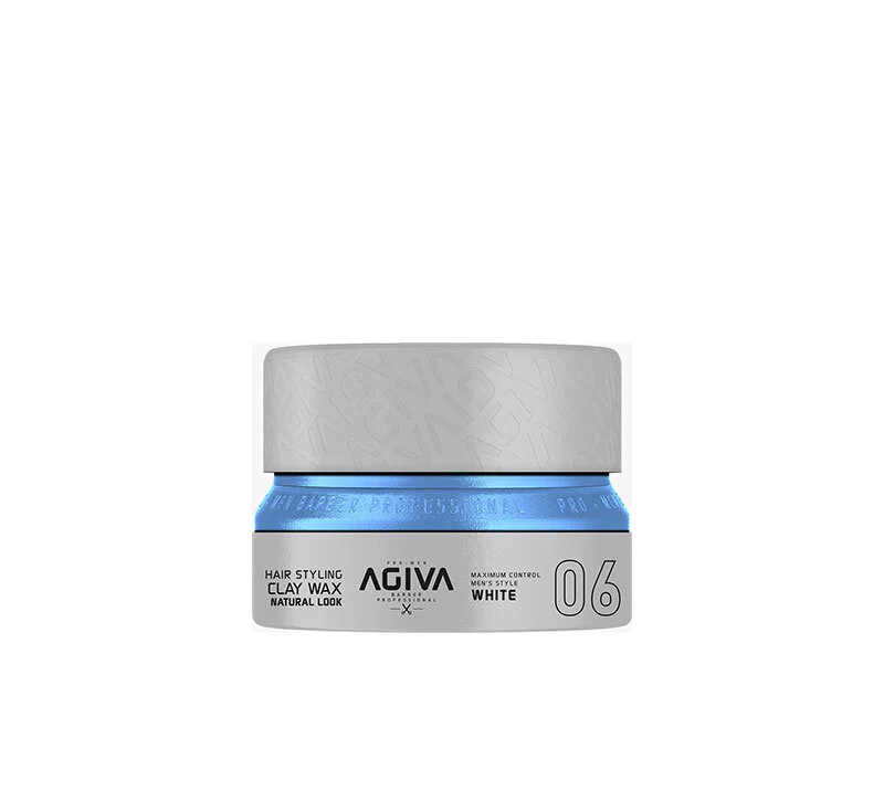 AGIVA HAIR STYLING CLAY WAX NATURAL LOOK WHITE 06 155ML NUEVO FORMATO