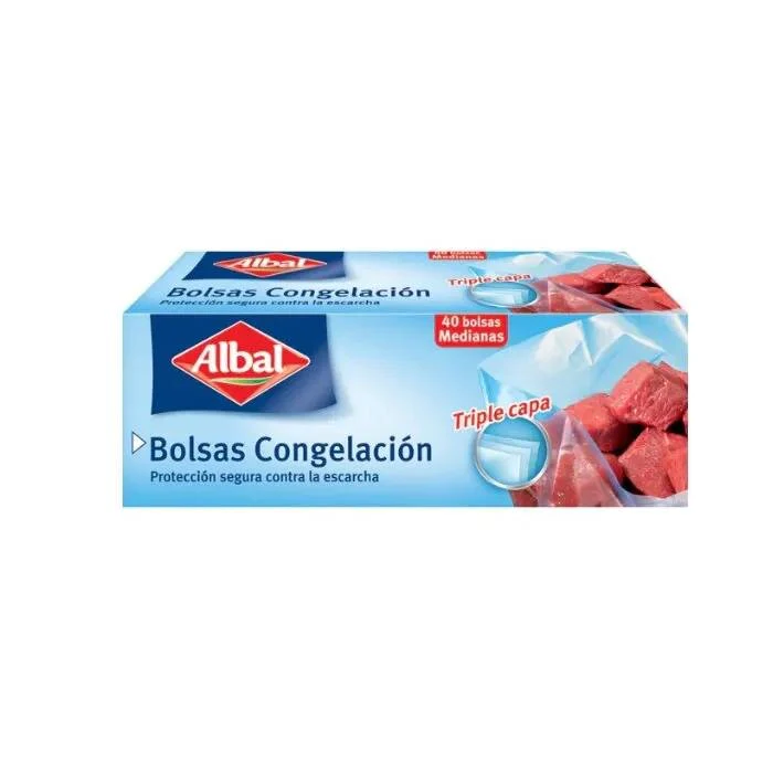 Albal Bolsa De congelación Mediana Triple Capa 40 Unidades