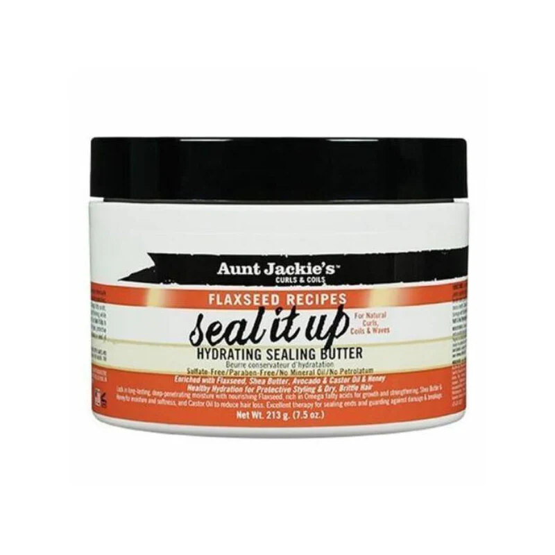 AUNT JACKIE´S FLAXSEED RECIPES SEAL IT UP HYDRATING SEALING BUTTER 213G