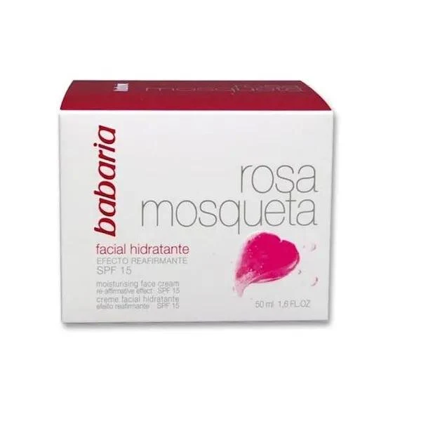 Babaria Crema Facial Hidratante 24 Horas Rosa Mosqueta Spf15 50ml