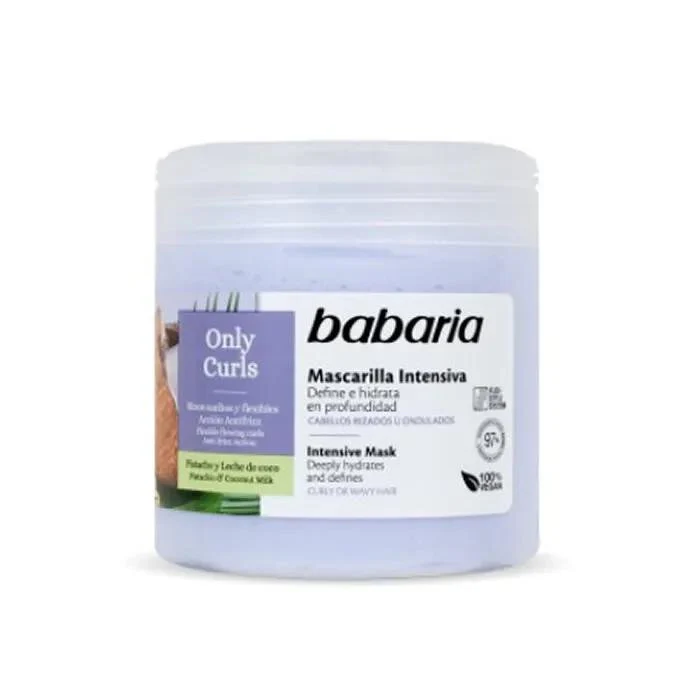 Babaria Only Curls Mascarilla Intensiva Cabello Rizado 400ml