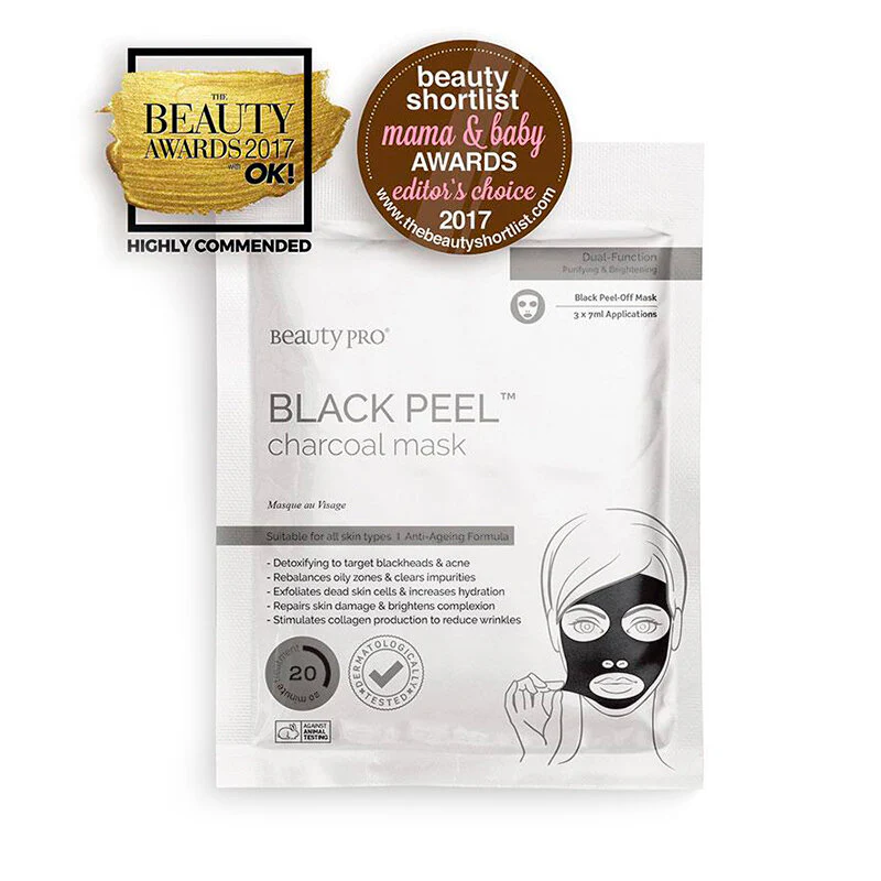 BEAUTY PRO BLACK PEEL OFF MASK 3X7G