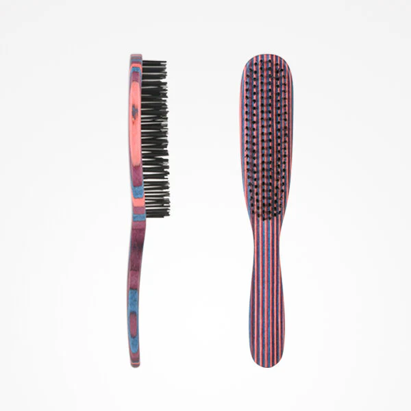 BIFULL CEPILLO RECTANGULAR STRIPED WOOD BROWN