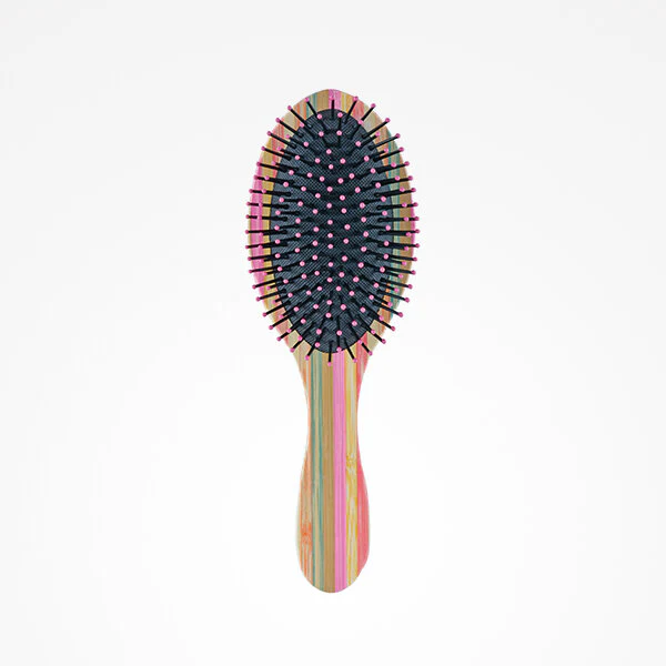 BIFULL CEPILLO STRIPED BAMBOO OVALADO