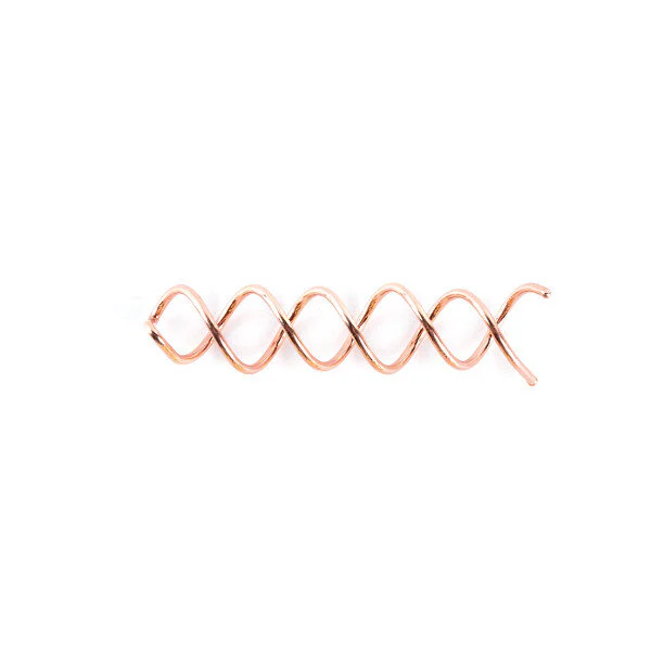 BIFULL COILED PIN PASADOR DE GIRO EN ESPIRAL BRONZE (2 UNID)