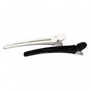 BIFULL PINZA PATO METAL BLANCA/NEGRA 12 UDS