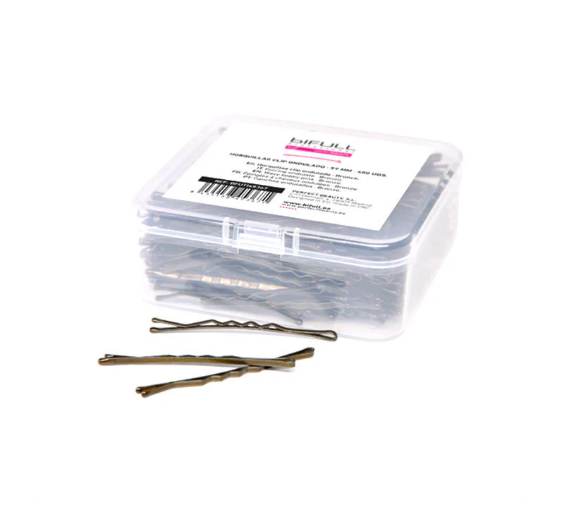 CLIP ONDULADO 59MM BRONCE CAJA 400 UNDS BIFULL