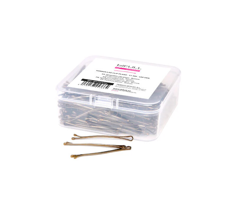 CLIP PLANO 51MM BRONCE CAJA 400 UNDS BIFULL