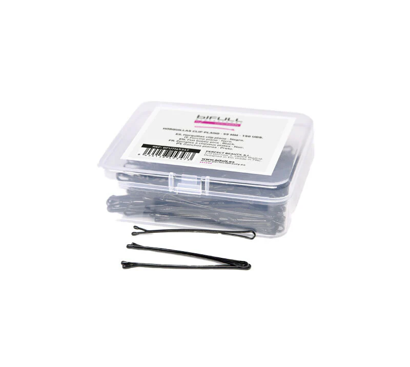 CLIP PLANO 59MM NEGRO CAJA 150 UNDS BIFULL