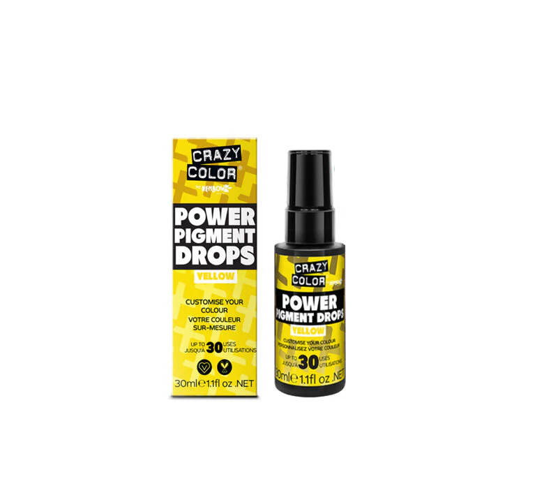 CRAZY COLOR POWER DROPS YELLOW 30ML