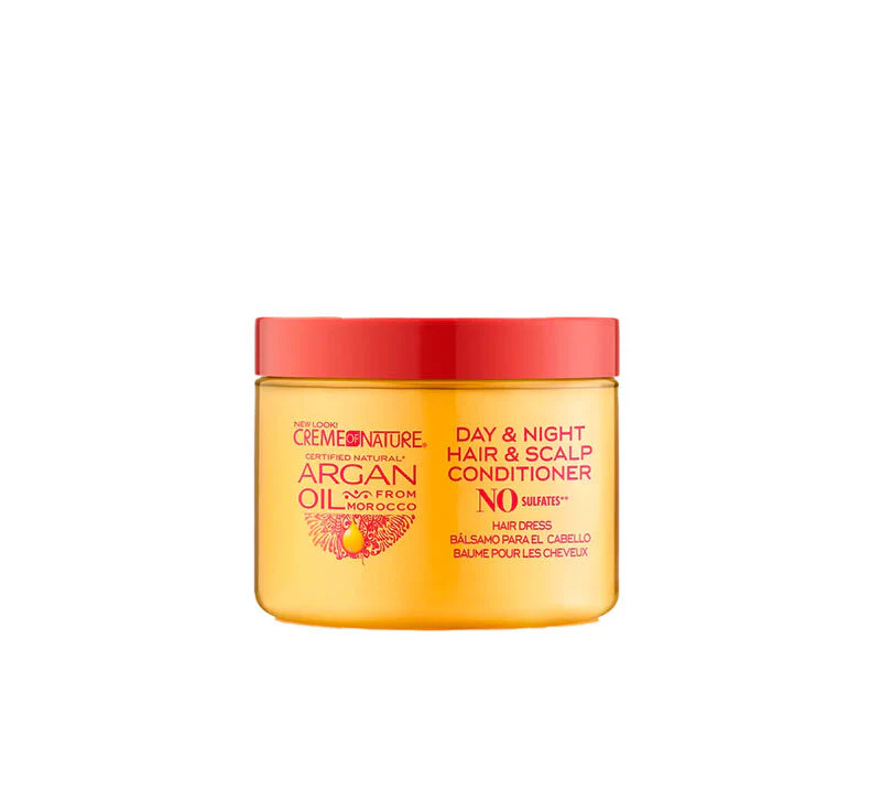 CREAM OF NATURE ARGAN OIL DAY & NIGHT HAIR SCALP CONDITIONER 135G