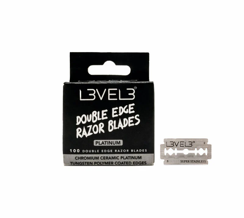 CUCHILLAS DE DOBLE FILO PACK 100 UNIDS L3VEL3