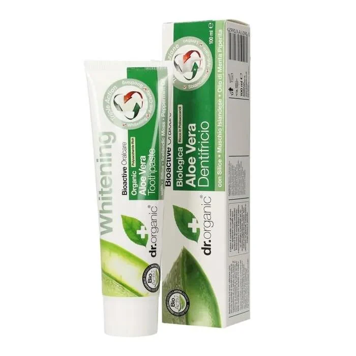 Dr Organic Aloe Vera Dentífrico 100ml