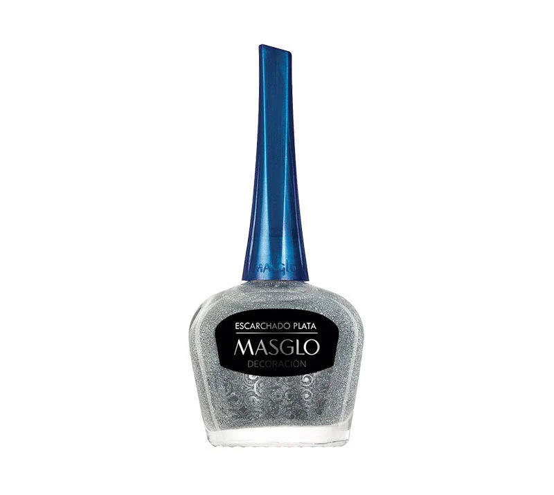 ESMALTE DECORACION ESCARCHADO PLATA 13,5ML