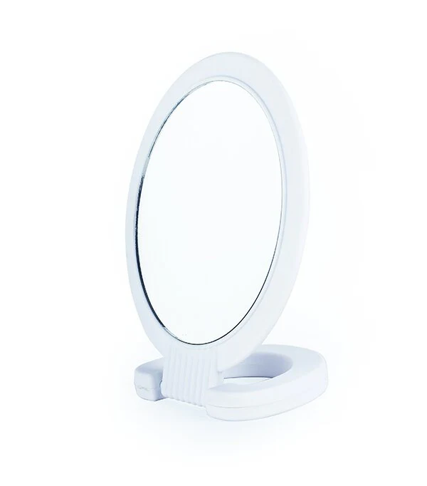 ESPEJO CLAM BLANCO 12.3CM SOPORTE MULTIFUNCIONAL BIFULL