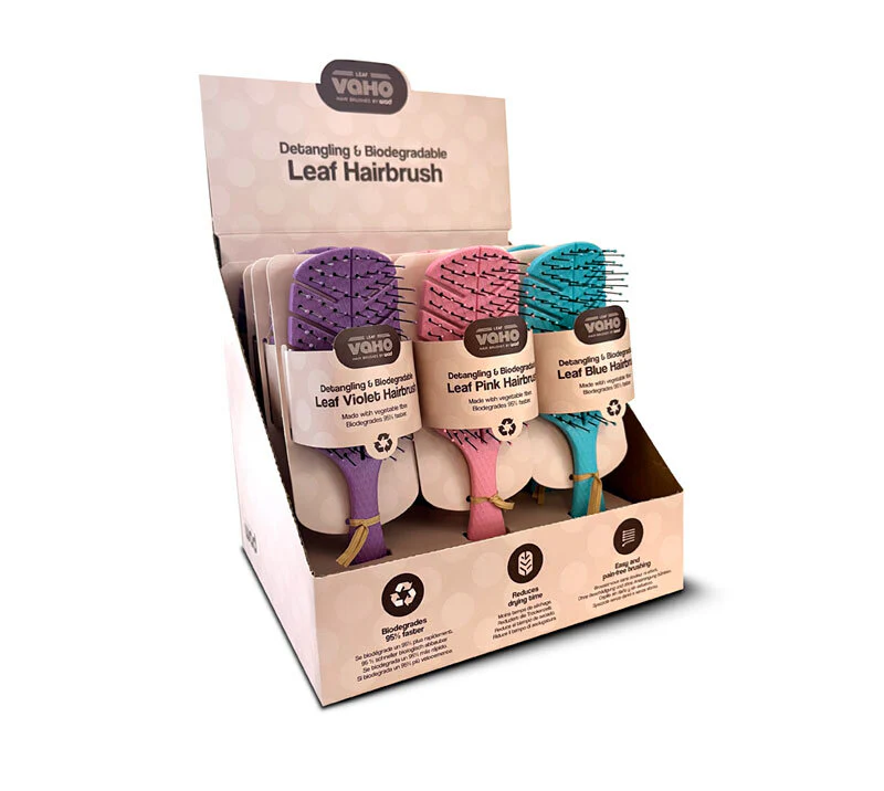 EXPOSITOR CEPILLOS LEAF 12X