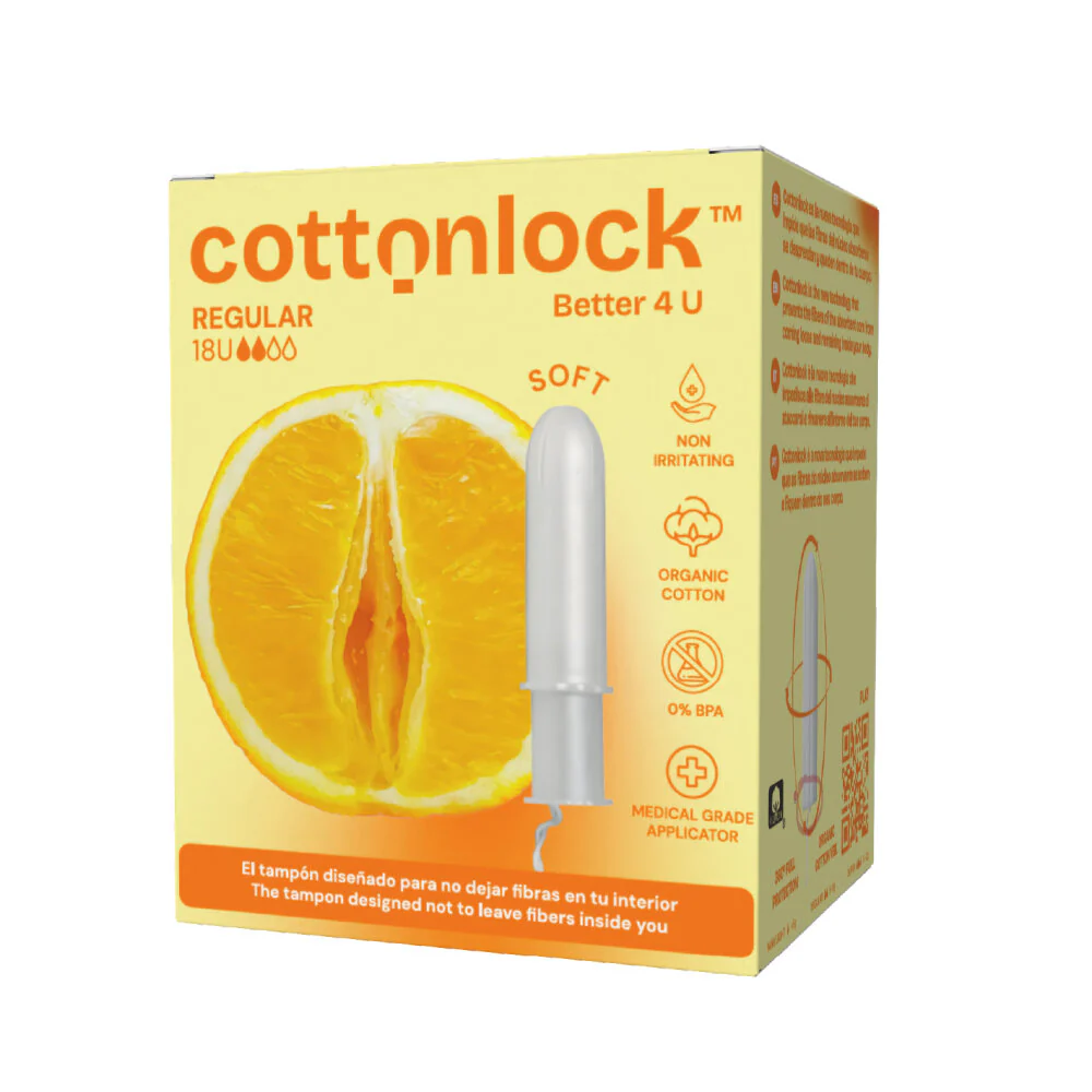 Farmaconfort Tampones de Algodón Eco con Aplicador Compacto COTTONLOCK Regular 18u