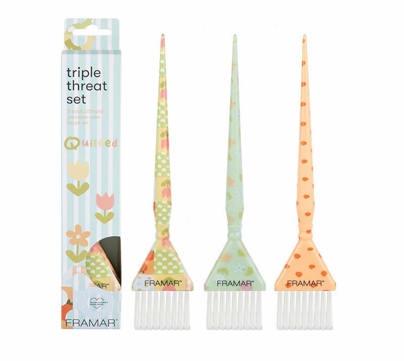 FRAMAR QUILTED  TRIPLE THREAT SET