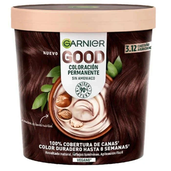 Garnier Good Coloración Permanente 3.12 Castaño Arándano