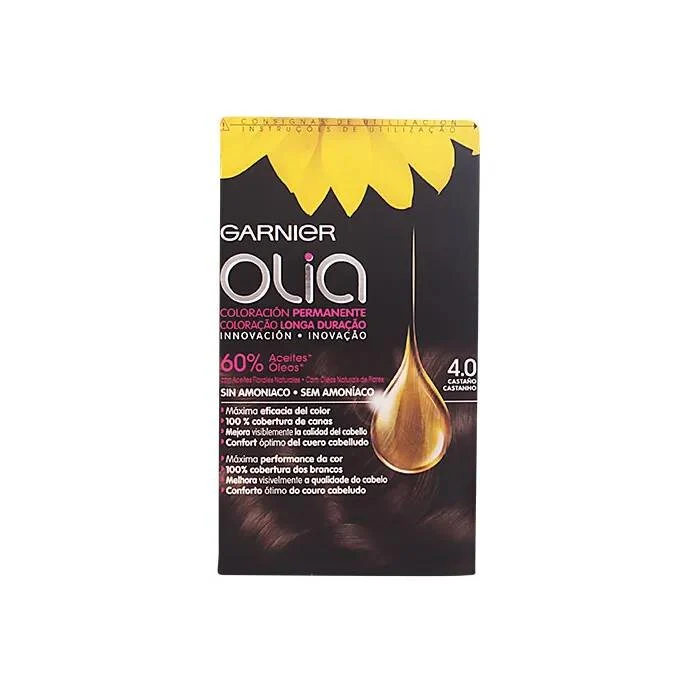 Garnier Olia Permanent Coloring 4,0 Castaño