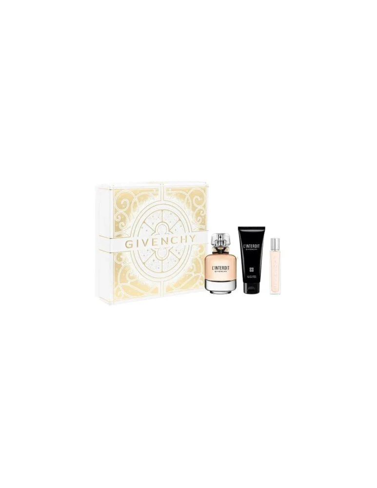 Givenchy L´interdit Eau Parfum 80ml Leche Corporal 75ml Spray Viaje 12,5