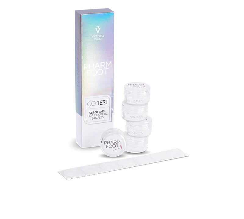 GO TEST SET OF JARS FOR COSMETIC SAMPLES
