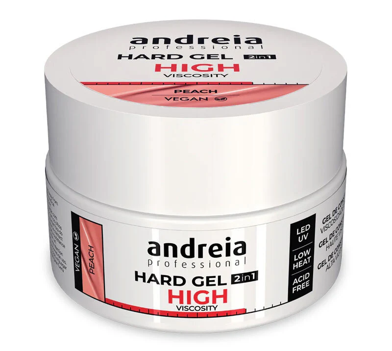 HARD GEL HIGH VISCOSITY PEACH 22GRS