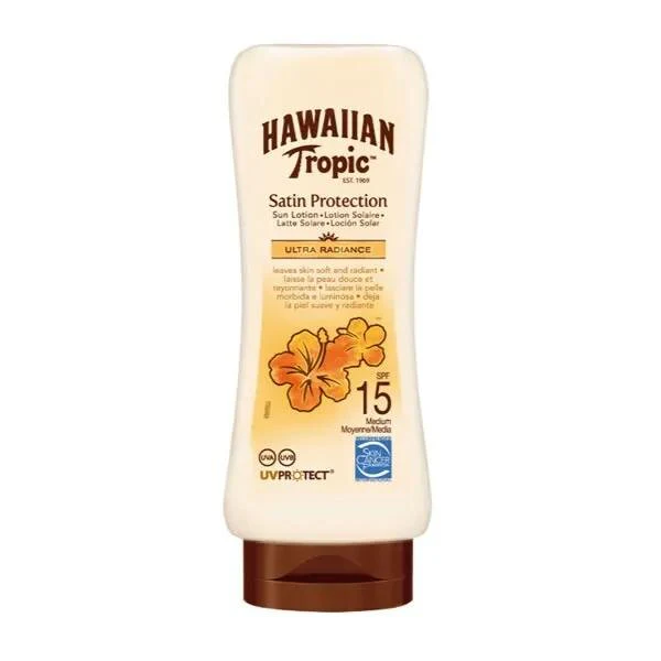 Hawaiian Tropic Satin Protection Ultra Radiance Loción Solar Spf15 180ml