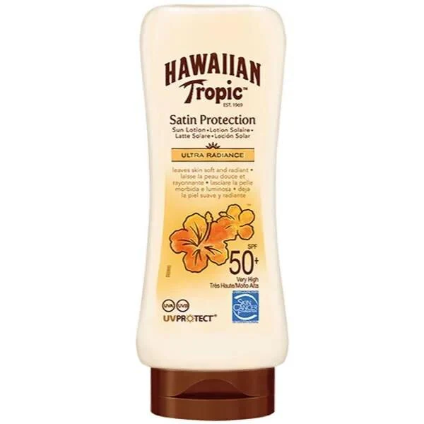 Hawaiian Tropic Satin Protection Ultra Radiance Loción Solar Spf50 180ml
