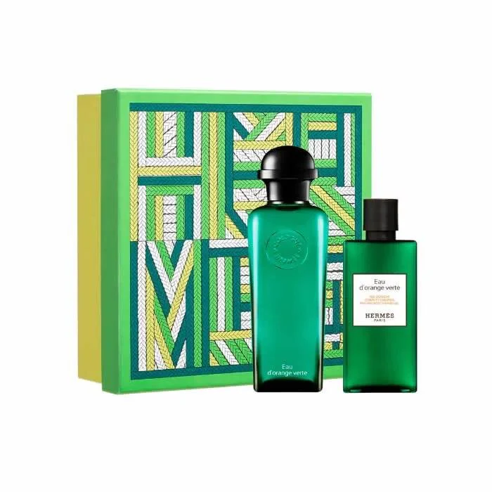 Hermès Eau D´Orange Verte Eau De Cologne Spray 100ml Set 2 Piezas