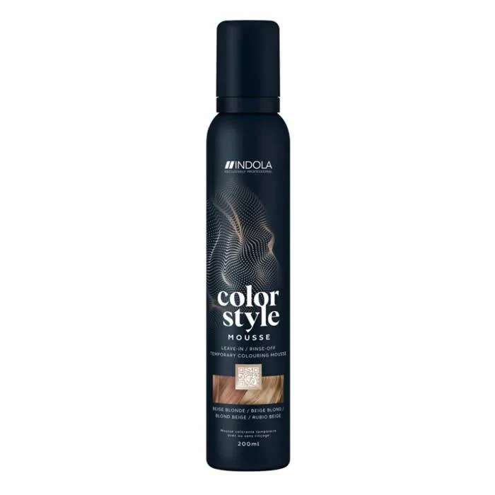 Indola Color Style Mousse Beige Blonde 200ml