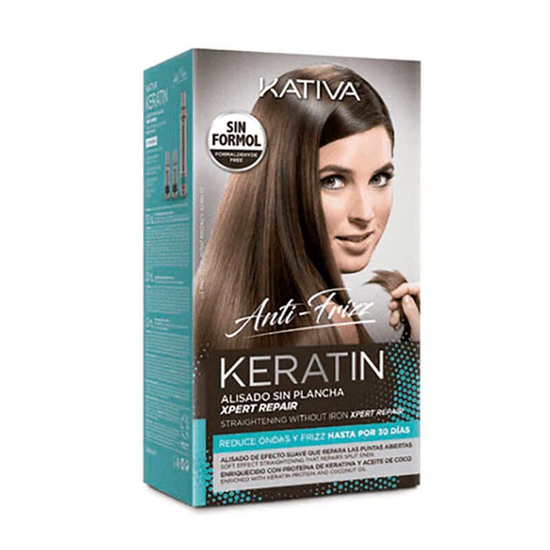 KATIVA KERATIN ANTI-FRIZZ ALISADO SIN PLANCHA XPERT REPAIR