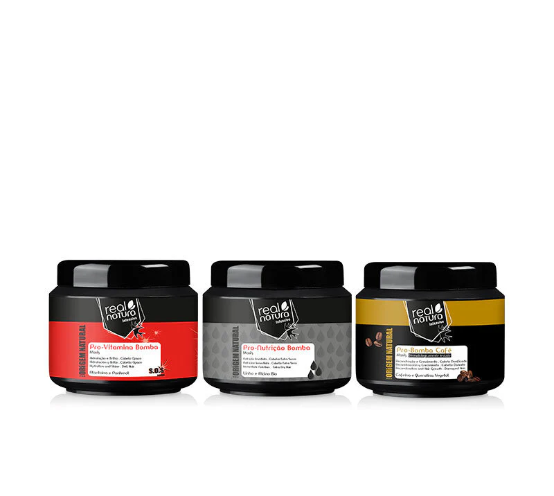 KIT MASCARAS BOMBA 3x200ML