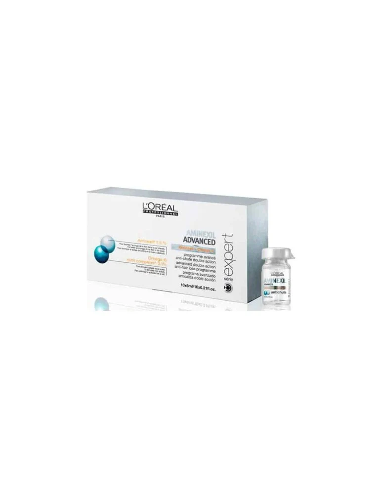 L´oreal Professionnel Aminexil Advanced Ampollas Enriquecidas Con Activos Dermatológicos Para Cabello 10 X 6ml