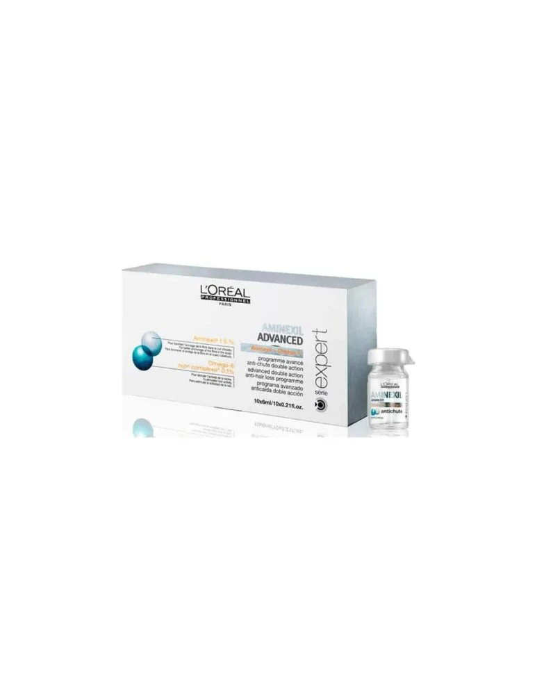 L´oreal Professionnel Aminexil Advanced Ampollas Enriquecidas Con Activos Dermatológicos Para Cabello 10 X 6ml