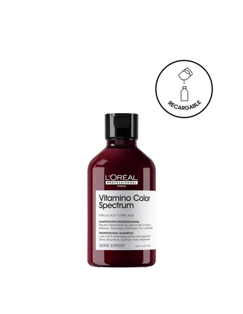 L´oreal Professionnel Vitamino Color Spectrum Champú Sin Sulfatos, Para Cabello Teñido, Fija El Color 300ml