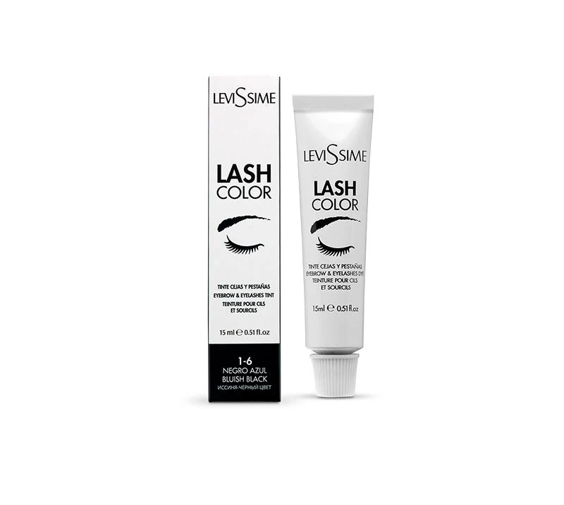 LASH COLOR TINTE CEJAS Y PESTAÑAS 1-6 NEGRO AZUL 15ML