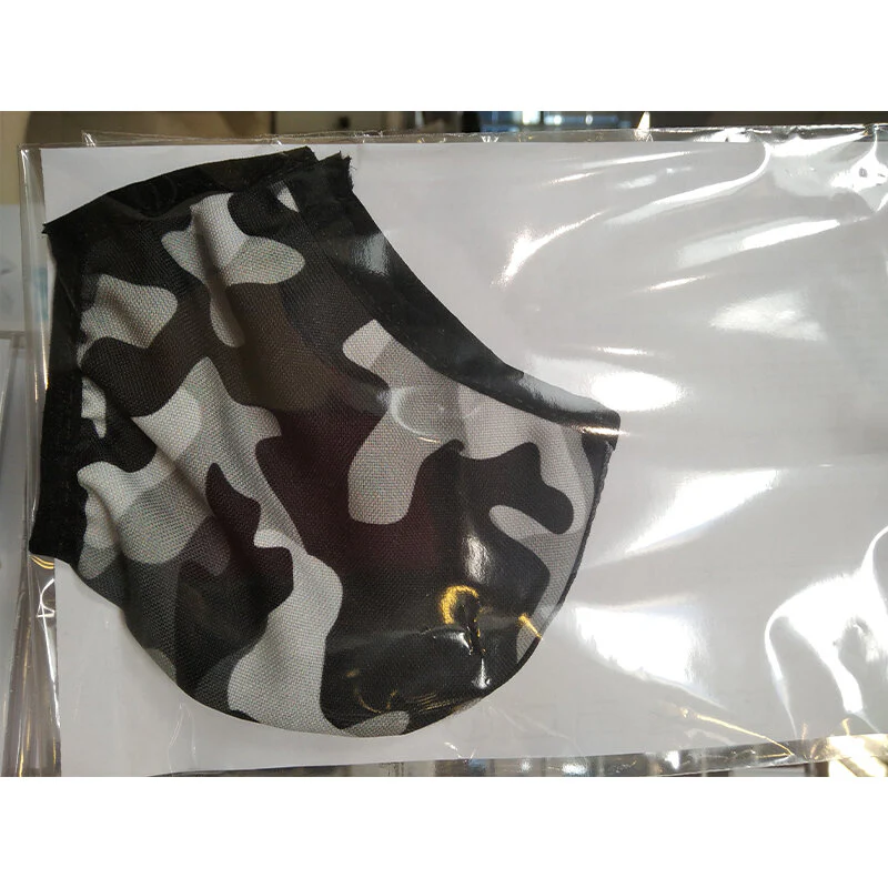 MASCARILLA HIDROFUGA CAMUFLAJE NEGRO