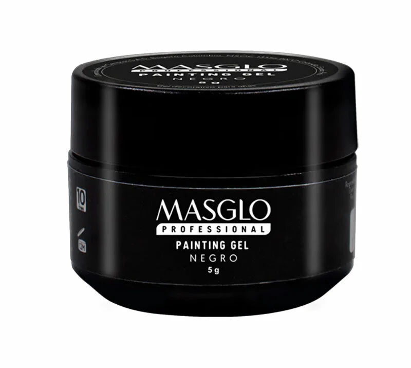 MASGLO  GEL POLISH PAINTING NEGRO 5GR