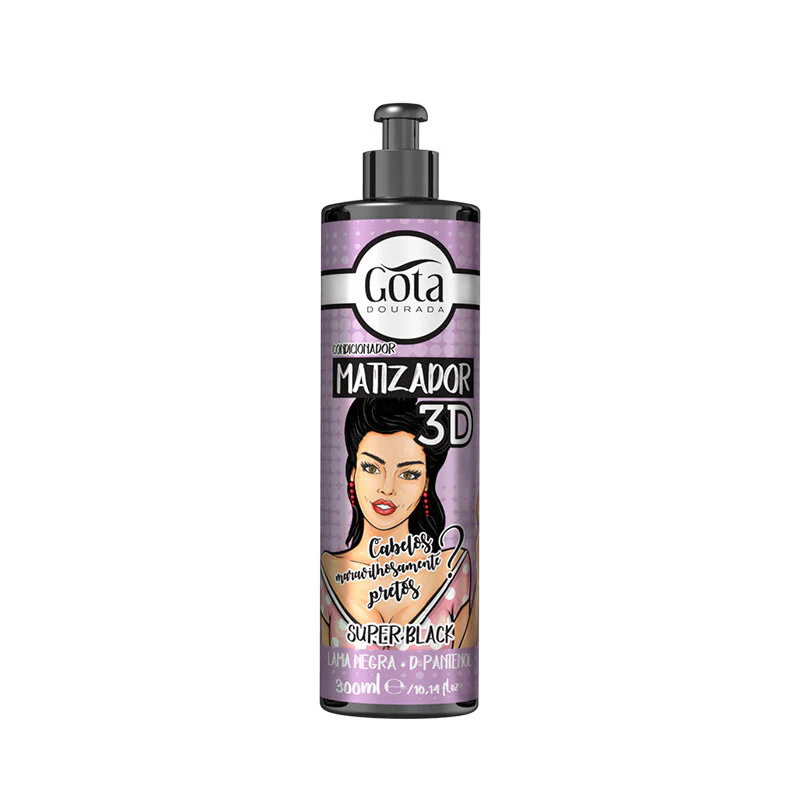 MATIZADOR 3D - SUPER BLACK 300ML