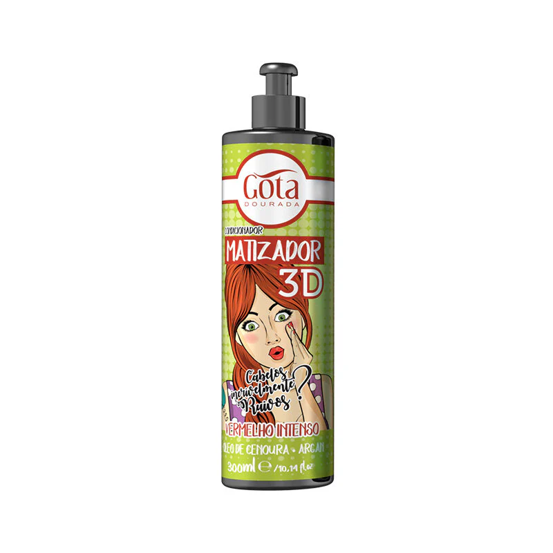MATIZADOR 3D - VERMELHO INTENSO 300ML
