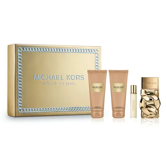 Michael Kors Pour Femme Eau De Parfum Spray 100ml Set 4 Piezas