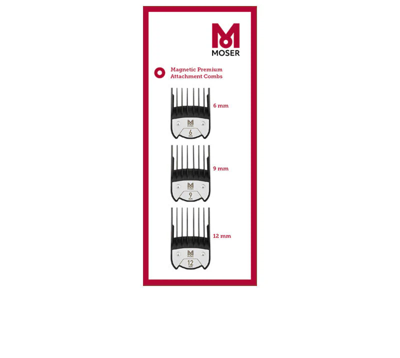 MOSER PACK PEINES MAGNETICOS 6/9/12