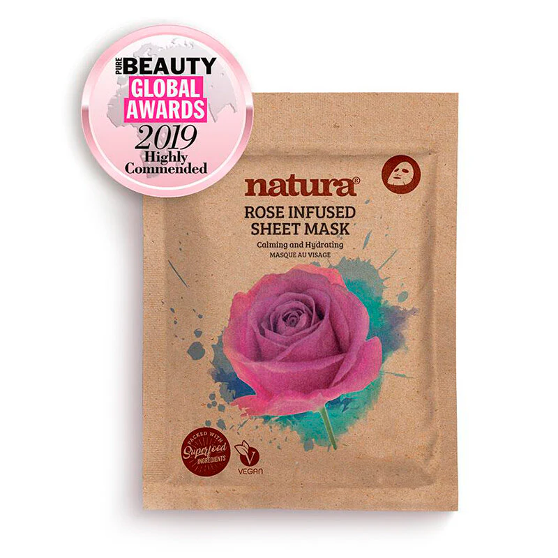 NATURA ROSE INFUSED SHEET MASK 22ML