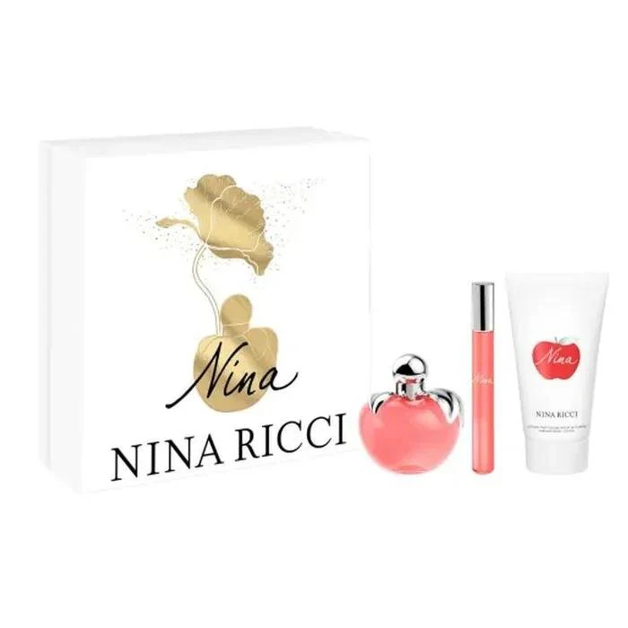 Nina Ricci Nina Eau De Toilette Spray 50ml Set 3 Piezas