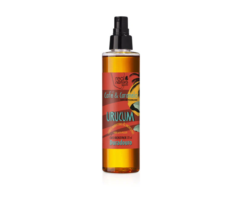 ÓLEO BRONZEADOR URUCUM CAFÉ E CARAMELO 200ML