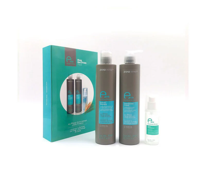 PACK E-LINE CONTROL FRIZZ (SHAMPOO 300ML+CONDITIONER+ ENDS TREATMENT50ML)