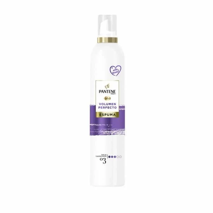 Pantene espuma Volumen Perfecto fijación 03 con aceite de jojoba spray 300 ml